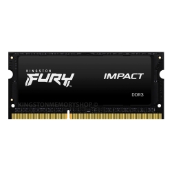 Kingston FURY Impact Black KF316LS9IB/8 8GB DDR3L 1600MT/s Memory, SODIMM