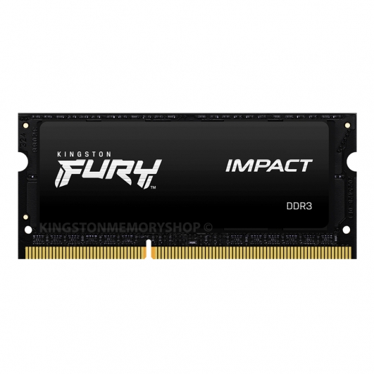 Kingston FURY Impact Black KF316LS9IB/4 4GB DDR3L 1600MT/s Memory, SODIMM