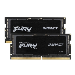 Kingston Fury Impact KF548S38IBK2-32 32GB (16GB x2) DDR5 4800MT/s Non ECC SODIMM