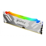 Kingston FURY Renegade RGB KF576C38RWAK2-32 32GB (16GB x2) DDR5 7600MT/s Silver/White DIMM [XMP]