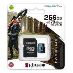 Kingston 256GB Canvas Go Plus Micro SD Card - U3, V30, Up To 170MB/s