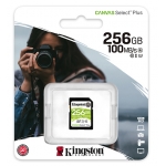 Kingston 256GB Canvas Select Plus SD Card - U3, V30, Up To 100MB/s