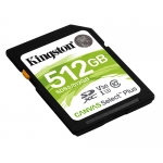 Kingston 512GB Canvas Select Plus SD Card - U3, V30, Up To 100MB/s