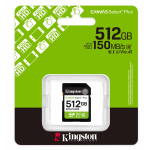 Kingston 512GB Canvas Select Plus SD Card - U3, V30, Up To 150MB/s