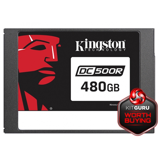 Kingston 480GB DC500R SSD 2.5 Inch 7mm, SATA 3.0 (6Gb/s), 555MB/s R, 500MB/s W