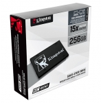 Kingston 256GB KC600 SSD 2.5 Inch 7mm, SATA 3.0 (6Gb/s), 3D TLC, 550MB/s R, 500MB/s W, (Bundle)