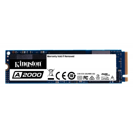 Kingston 1TB (1000GB) A2000 SSD M.2 (2280), NVMe, PCIe 3.0 (x4), 2200MB