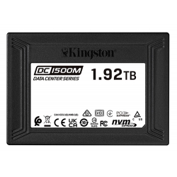 Kingston 1.92TB (1920GB) DC1500M SSD 2.5 Inch 7mm, U.2, NVMe, PCIe 3.0, Gen 3x4, 3300MB/s R, 2700MB/s W