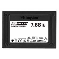 Kingston 7.68TB (7680GB) DC1500M SSD 2.5 Inch 7mm, U.2, NVMe, PCIe 3.0, Gen 3x4, 3100MB/s R, 2700MB/s W