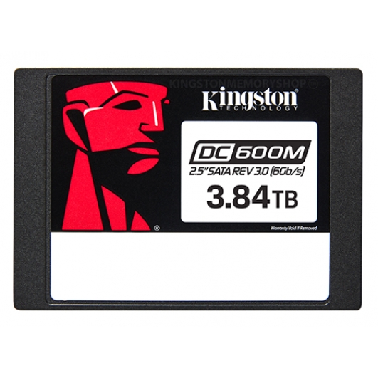 3.84TB (3840GB) Kingston DC600M 2.5" (SATA) SATA 3.0 (6Gb/s) SSD