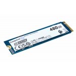 480GB Kingston DC2000B M.2 NVMe SSD with Heatsink - 2280mm, PCIe Gen4 x4, 7000MB/s R, 800MB/s W