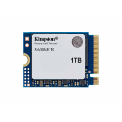 1TB (1000GB) Kingston NV3 M.2 NVMe SSD - 2230mm, PCIe Gen4 x4, 5000MB/s R, 3000MB/s W