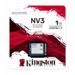 1TB (1000GB) Kingston NV3 M.2 NVMe SSD - 2230mm, PCIe Gen4 x4, 5000MB/s R, 3000MB/s W