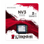 2TB (2000GB) Kingston NV3 M.2 NVMe SSD - 2230mm, PCIe Gen4 x4, 6000MB/s R, 4000MB/s W