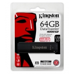 Kingston 64GB DT4000G2 Encrypted Flash Drive USB 3.0, 250MB/s