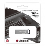 Kingston 128GB DataTraveler Kyson Type-A Flash Drive USB 3.2, Gen1, 200MB/s