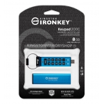 Kingston Ironkey 8GB Keypad 200C Encrypted Type-C Flash Drive USB 3.2, Gen1, FIPS 140-3*, 145MB/s R, 115MB/s W