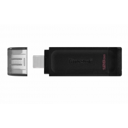 128GB Kingston DataTraveler DT70 USB Flash Drive - USB 3.2, Gen1, Type-C, 80MB/s R