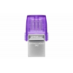 256GB Kingston DataTraveler microDuo 3C USB Flash Drive - USB 3.2, Gen1, Type-A/C, 200MB/s R