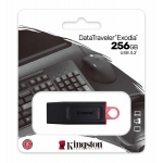 256GB Kingston DataTraveler Exodia USB Flash Drive - USB 3.2, Gen1, Type-A, R
