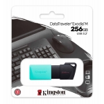 256GB Kingston DataTraveler Exodia M USB Flash Drive - USB 3.2, Gen1, Type-A, R