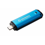16GB Kingston Ironkey Vault Privacy 50C USB Flash Drive - USB 3.2, Gen1, Type-C, 250MB/s R, 180MB/s W