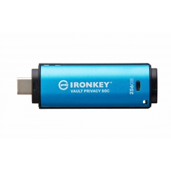 256GB Kingston Ironkey Vault Privacy 50C USB Flash Drive - USB 3.2, Gen1, Type-C, 230MB/s R, 150MB/s W