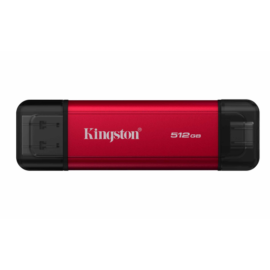 512GB Kingston Dual Portable USB Flash Drive - USB 3.2, Gen2, Type-A/C, 1050MB/s R