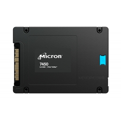 Micron 800GB 7450 MAX SSD U.3 2.5 Inch 7mm, NVMe, PCIe, Gen 4x4, Non-SED, 6800MB/s R, 1400MB/s