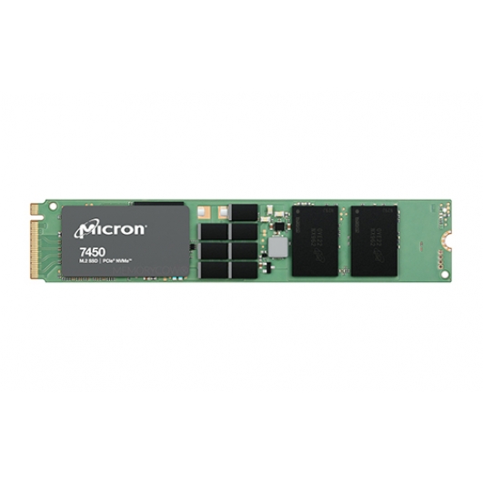 Micron 960GB 7450 PRO SSD M.2 (2210), NVMe, PCIe, Gen 4x4, Non-SED, 5000MB/s R, 1400MB/s W