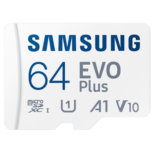 Samsung 64GB Evo Plus micro SD karta - U1, A1, až 130 MB/s