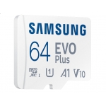 Samsung 64GB EVO Plus Micro SD (SDXC) Card U1, V10, A1, 130MB/s R