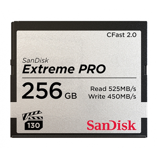 SanDisk 256GB Extreme Pro CFast Memory Card