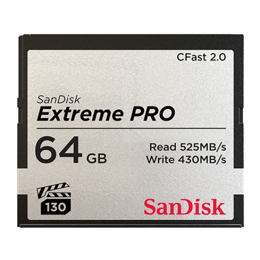 SanDisk 64GB Extreme Pro CFast Memory Card