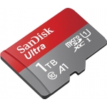 SanDisk 1TB (1000GB) Ultra Micro SD (SDXC) Card A1, 120MB/s R, 10MB/s W
