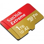 SanDisk 1TB (1000GB) Extreme Micro SD (SDXC) Card U3, V30, A2, 190MB/s R, 130MB/s W