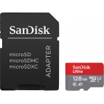 SanDisk 128GB Ultra Micro SD (SDXC) Card A1, 140MB/s R, 10MB/s W