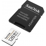 SanDisk 128GB High Endurance Micro SD (SDXC) Card U3, V30, 100MB/s R, 40MB/s W