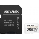 SanDisk 256GB High Endurance Micro SD Card - U3, V30, Up To 100MB/s