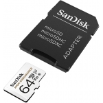 SanDisk 64GB High Endurance Micro SD Card - U3, V30, Up To 100MB/s