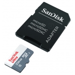 SanDisk 256GB Ultra Micro SD Card, Inc Adapter - U1, Up To 100MB/s
