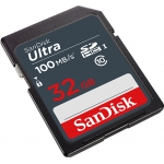 SanDisk 32GB Ultra SD Card - U1, Up To 100MB/s