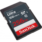 SanDisk 256GB Ultra SD (SDXC) Card 100MB/s R, 10MB/s W