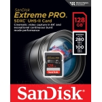 SanDisk 128GB Extreme Pro SD (SDXC) Card UHS-II U3, V60, 280MB/s R, 100MB/s W
