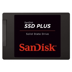 SanDisk Plus 1TB (1000GB) SSD 2.5 Inch 7mm, SATA 3.0 (6Gb/s), 535MB/s R, 450MB/s W