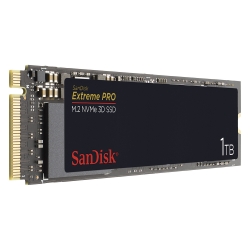 SanDisk 500GB Extreme Pro SSD M.2 (2280), NVMe, PCIe 3.0 (x4), 3400MB/s R, 2500MB/s W