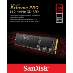 SanDisk 500GB Extreme Pro SSD M.2 (2280), NVMe, PCIe 3.0 (x4), 3400MB/s R, 2500MB/s W