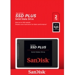 SanDisk Plus 2TB (2000GB) SSD 2.5 Inch 7mm, SATA 3.0 (6Gb/s), 545MB/s R, 450MB/s W