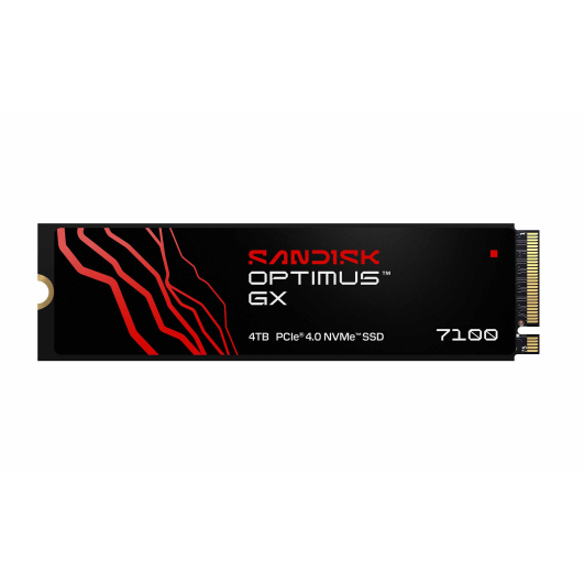 4TB (4000GB) SanDisk Optimus GX7100 M.2 NVMe SSD - [2280], Gen 4.0 x4, 7000MB/s R, 6700MB/s W