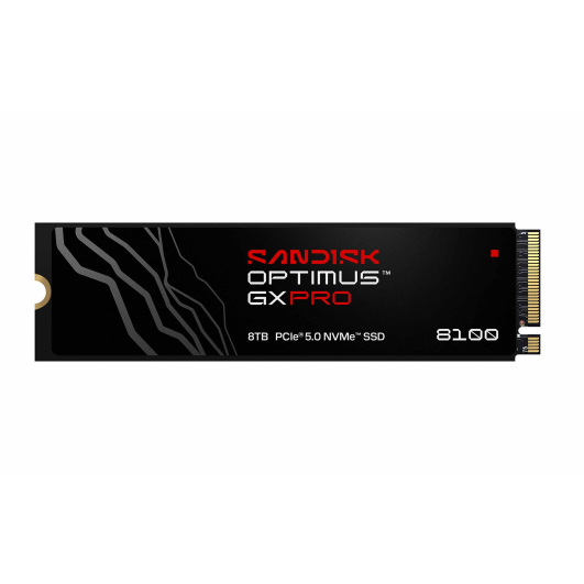 8TB (8000GB) SanDisk Optimus GXPRO 8100 M.2 NVMe SSD - [2280], Gen 5.0 x4, 14900MB/s R, 13200MB/s W